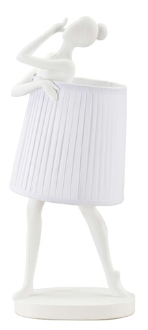Lampa de masa Ballet, Mauro Ferretti, 1 x E14, 40W, 25x62.5 cm, polirasina/fier, alb
