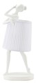 Lampa de masa Ballet, Mauro Ferretti, 1 x E14, 40W, 25x62.5 cm, polirasina/fier, alb
