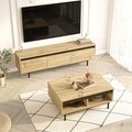 Mobilier living, Locelso, LV33, pal melaminat, stejar/negru