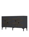 Consola, Olivia, Esta KB150, Antracit / Nuc
