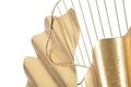 Decoratiune de perete 3D Goxy, Mauro Ferretti, 80x70 cm, fier, auriu