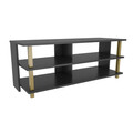 Comoda TV, Retricy, Pueblo, 120x44.6x47.4 cm, PAL, Aur/Antracit