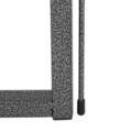 Tarc pentru caini din 8 panouri de fier, Feandrea, pliabil, 240x80x80 cm, gri