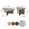 Set masuta de cafea, Neostill, Ballare Set, Travertin