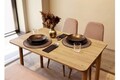 Set masa extensibila si 4 scaune, Vella, Vina Mini 01 0900, PAL, Stejar / Piatra
