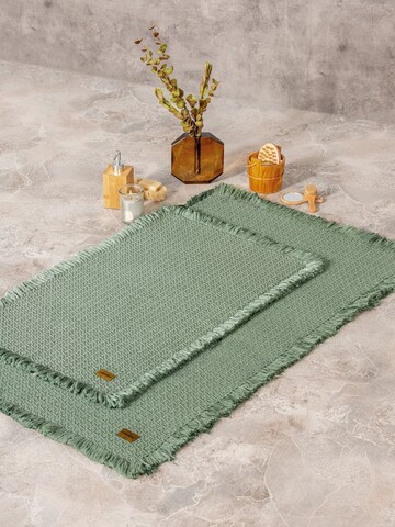 Set covorase de baie, Cotton Box, Bath Rug, Bumbac , Verde