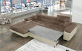 Coltar extensibil stanga 4 locuri ELTAP, Armd-16, Armando, 289x203x85 cm, lemn/poliester, bej/bej deschis