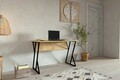 Birou, Puqa Design, Nelsson, 160x50.4x24.5 cm, PAL, Maro