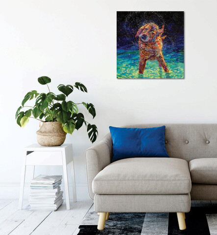 Tablou decorativ, kc425, 50% bumbac / 50% poliester, canvas imprimat, multicolor