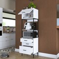 Dulap multifunctional, Rani, JE135, Alb