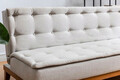 Canapea extensibila 3 locuri PWF-0179, Pakketo, 180x80x78 cm, textil, crem