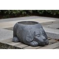 Ghiveci, Dog Dark, Creaciones Meng, 42x32.5x17 cm, ciment