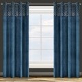 Draperie Eurofirany, Suzi, 140x250 cm, poliester, bleumarin