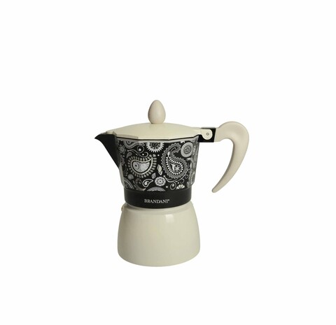 Cafetiera filtru 3 cesti, Shanti, Brandani, 15x9x16 cm, aluminiu