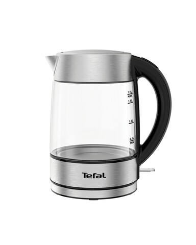 Fierbator electric, Tefal, 1.7 L, sticla/inox