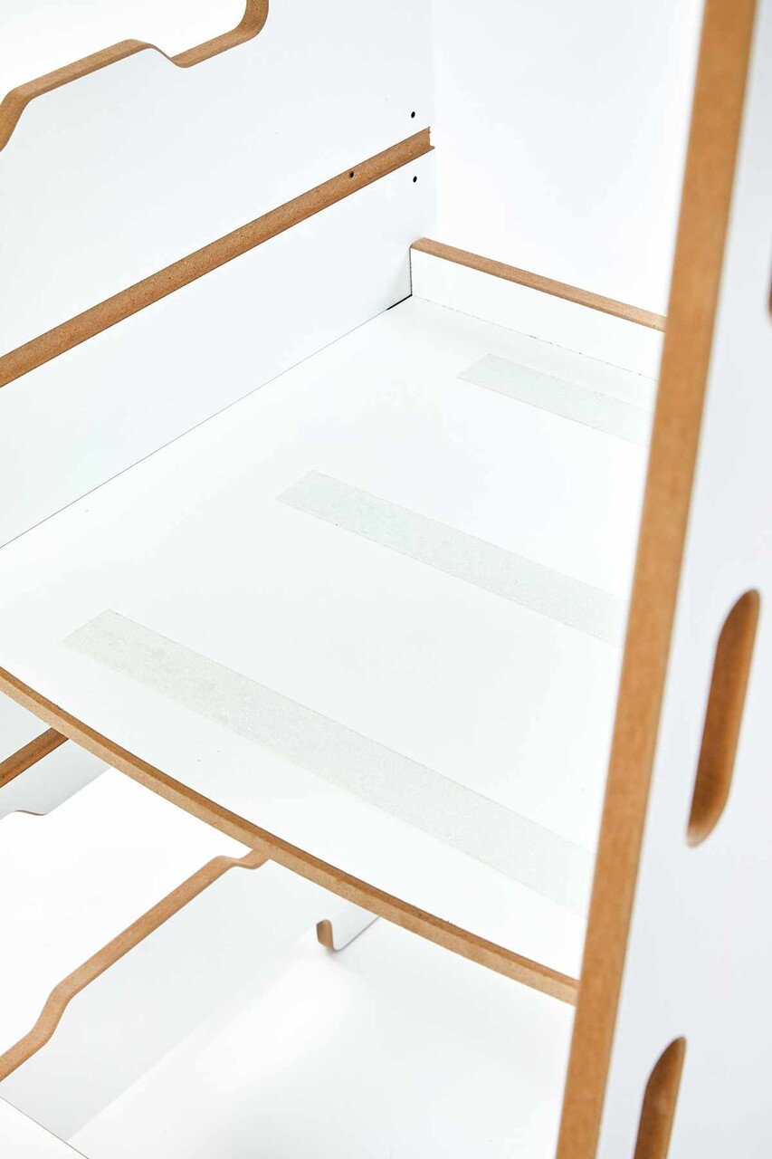 Turn de invatare, Hanah Home, Learning Tower, 40x90x50 cm, Alb - view 6