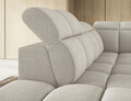 Coltar extensibil stanga 4 locuri ELTAP, LT-18ROY, Falconn, 258x208x107 cm, lemn/poliester, bej deschis