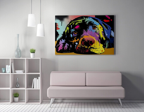 Tablou decorativ, wy164 (70 x 100), 50% bumbac / 50% poliester, canvas imprimat, multicolor