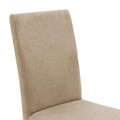 Scaun Ditta, Pakoworld, 45x58x96 cm, textil/lemn masiv de fag, ecru/negru