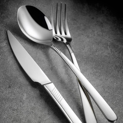Set tacamuri, 84 piese, kutahya porselen, ckbelegant84sd, inox