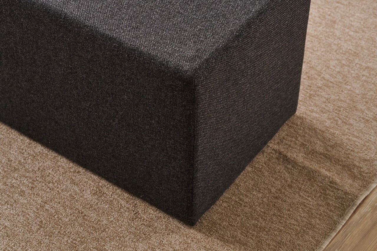 Taburet, Atelier del Sofa, 825BLC5129, Lemn, Fumuriu - view 3