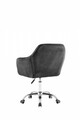 Scaun de birou elegant Beth, Heinner, 42x44x80 cm,  gri