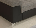 Coltar extensibil stanga 4 locuri ELTAP, ERI-43, Eridano, 275x202x88 cm, lemn/poliester, gri/negru