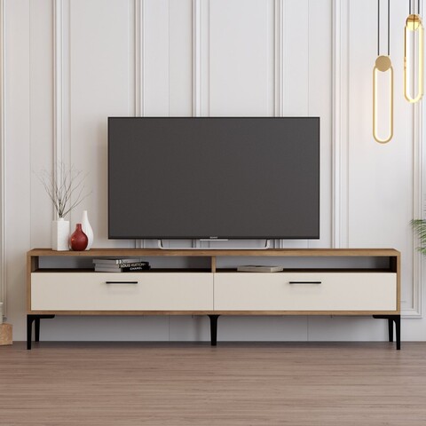 Comoda TV, Hommy Craft, Istanbul 2, 180x35x47 cm, PAL, Maro/Crem
