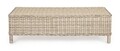 Masuta de cafea pentru gradina Aditya, Bizzotto, 105 x 60 x 29.5 cm, aluminiu/fibre sintetice, natural