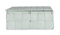 Organizator pentru baie cu 4 compartimente, Wenko, Adria Small, 17 x 7.5 x 26 cm, 100% polipropilena, verde