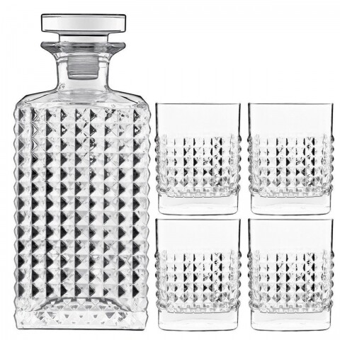 Set whisky 5 piese, Elixir, Luigi Bormioli