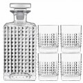 Set whisky 5 piese, Elixir, Luigi Bormioli