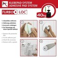 Etajera pentru baie Turbo-Loc, Wenko, 38x11x10.5 cm, inox, argintiu lucios