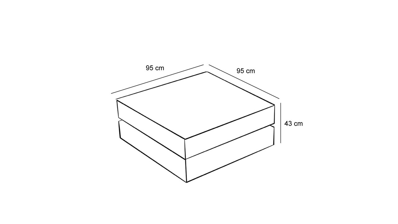 Taburet, Atelier del Sofa, 825BLC5228, Tesatura Chenille, Portocaliu