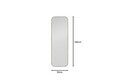 Oglinda Cheval, Hanah Home, Adel, 60x160x2.2 cm, Natural