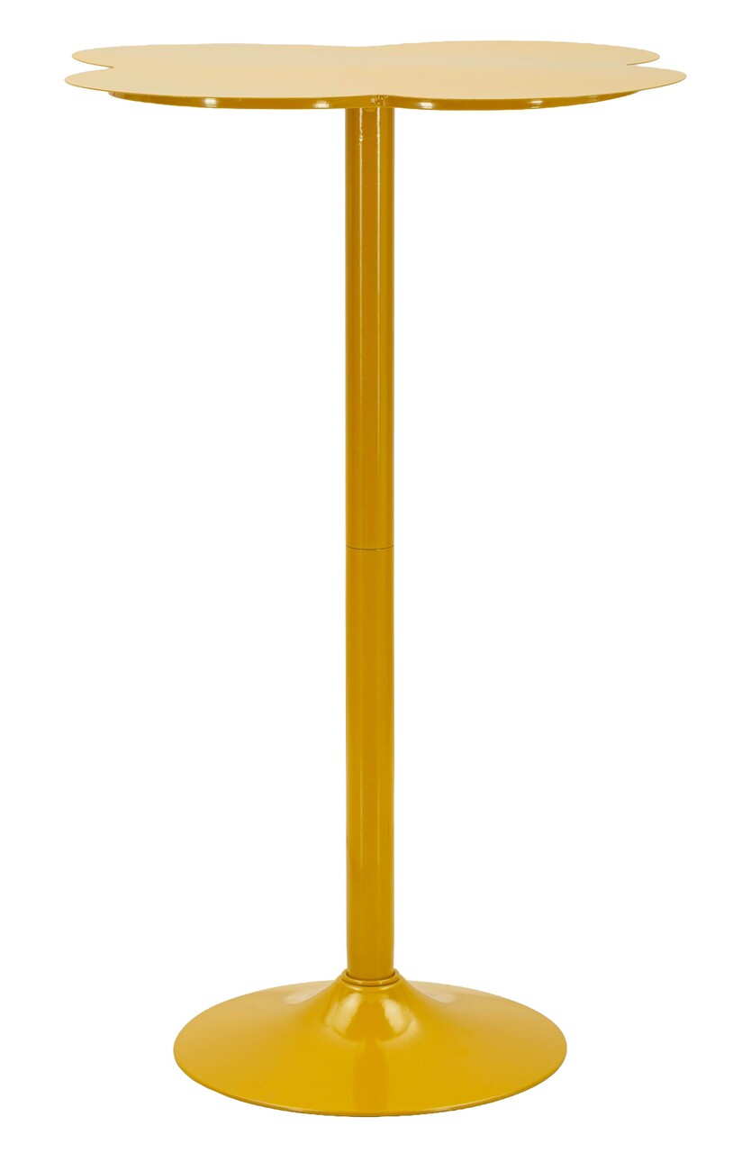 Masa de bar, Mauro Ferretti, Clox, 60x103 cm, metal, galben mustar - imagine 2