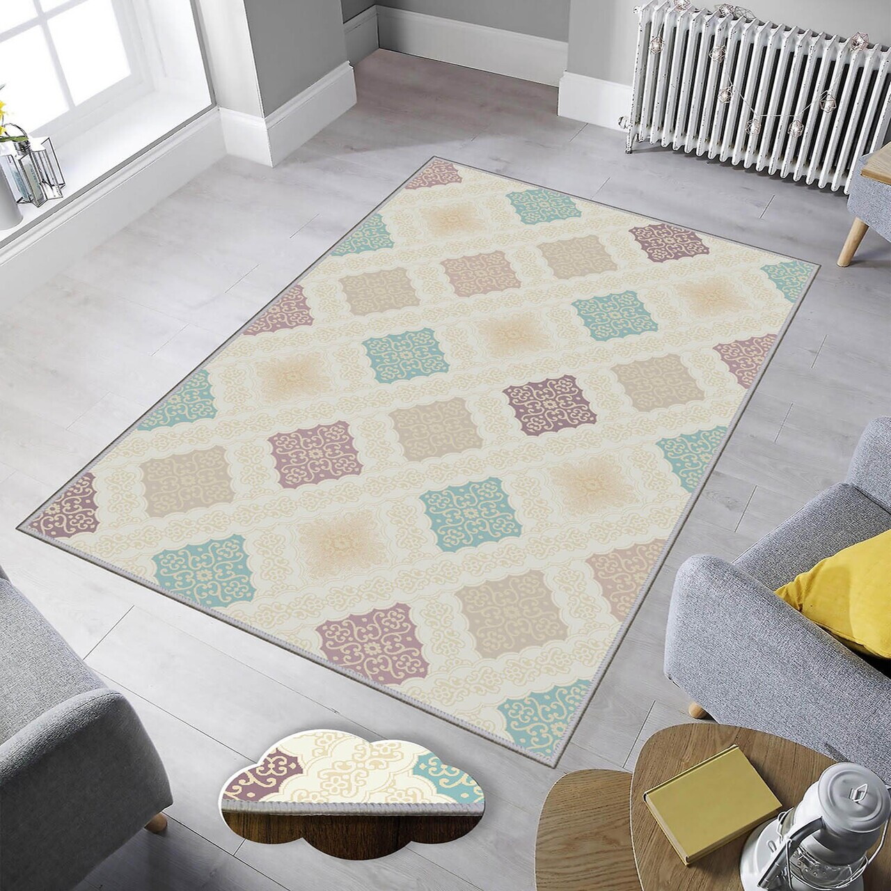 Covor Eexfab986 120x180 cm Poliester Multicolor