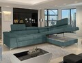 Coltar extensibil dreapta 4 locuri ELTAP, RT-38MAN, Eridano, 275x202x88 cm, lemn/poliester, verde