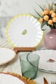 Set platouri servire, Hermia, 275KRM2618, Dimensiune: 27 cm (4 bucăți), Alb
