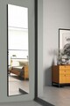 Oglinda decorativa, Mirrorland, Rectangular 2, Oglindă indestructibilă cu obturator, Argintiu
