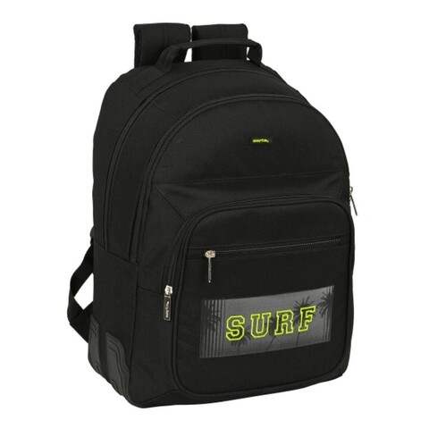 Rucsac, safta, surf, 33 x 15 x 42 cm, poliester, negru