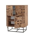 Dulap multifunctional, Sapphire, Quantum Solo - Retro, 93 x 115 x 36 cm, pal melaminat, multicolor