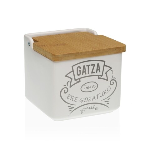 Recipient pentru sare basque, versa, 12.2 x 12.2 x 11.5 cm, ceramica