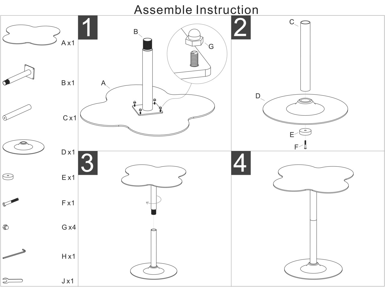 Masa de bar, Mauro Ferretti, Clox, 60x103 cm, metal, turcoaz - imagine 5