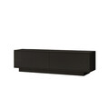 Comoda TV, Locelso, FN1, 140x38.2x35.5 cm, Negru