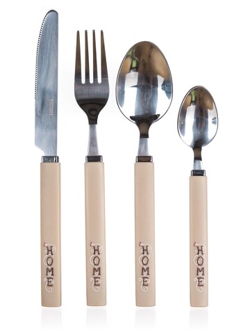 Set tacamuri 24 piese Home, Banquet, inox/plastic