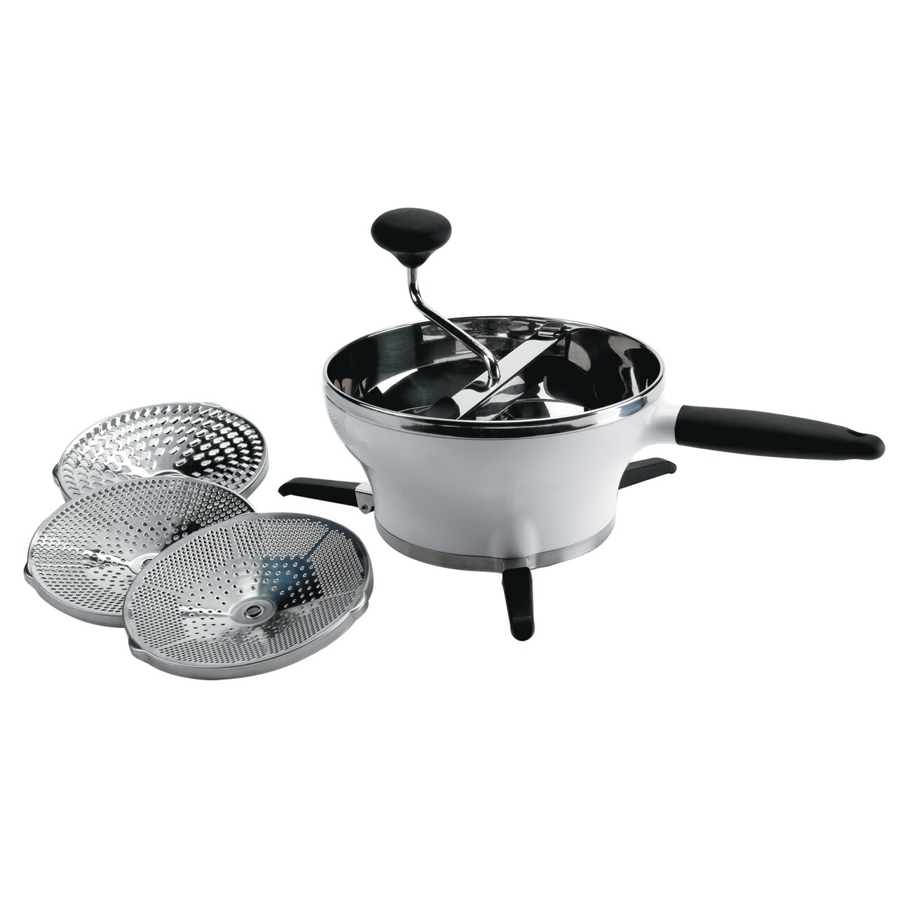 Dispozitiv pentru pasat cu 3 site, inox, "Good Grips" - OXO - imagine 3