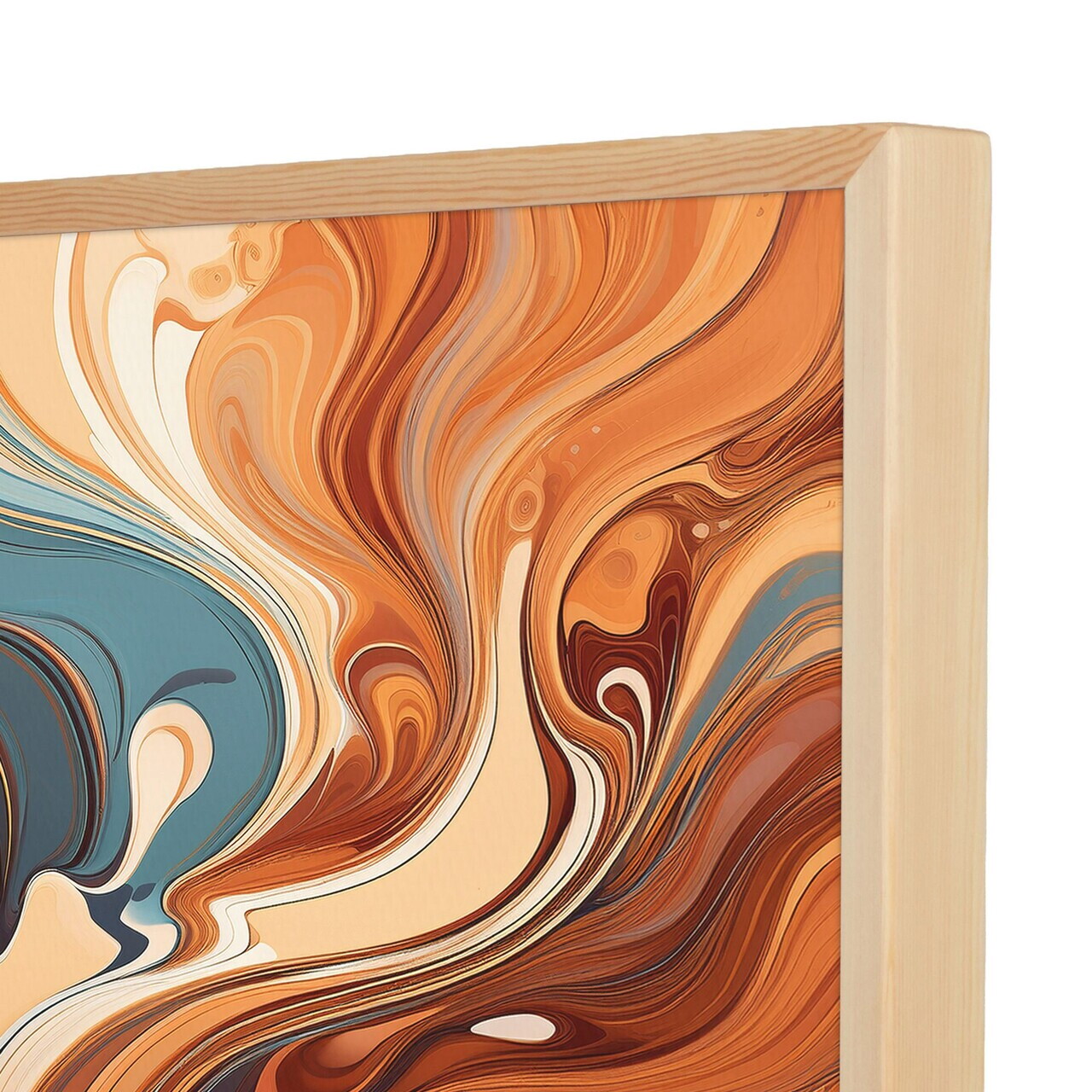 Tablou decorativ, Cc-D-Ah-1019 70 x 95, Canvas, Cadru: 100% LEMN (Grosime: 18 mm), Multicolor - view 3