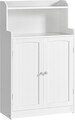 Dulap pentru baie Classic, Vasagle, 60x30x110 cm, MDF, alb