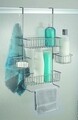 Organizator suspendat pentru cabina de dus Metalo, iDesign, 27x21x58 cm, otel